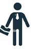 Employee icon. Simple element from ...